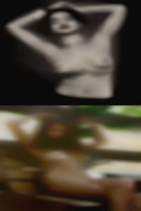 Masculine nude woman.